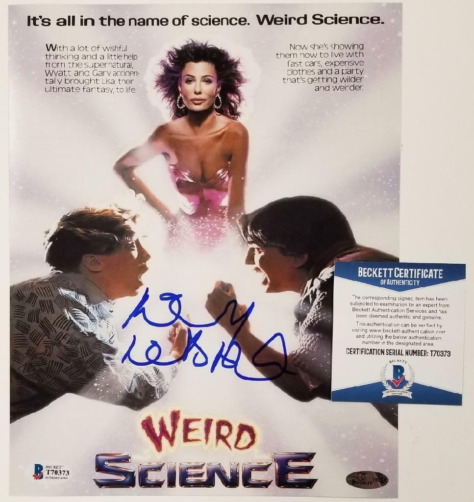 Kelly Lebrock signed Weird Science 8x10 Photo Poster painting #1 Lisa Autograph ~Beckett BAS COA