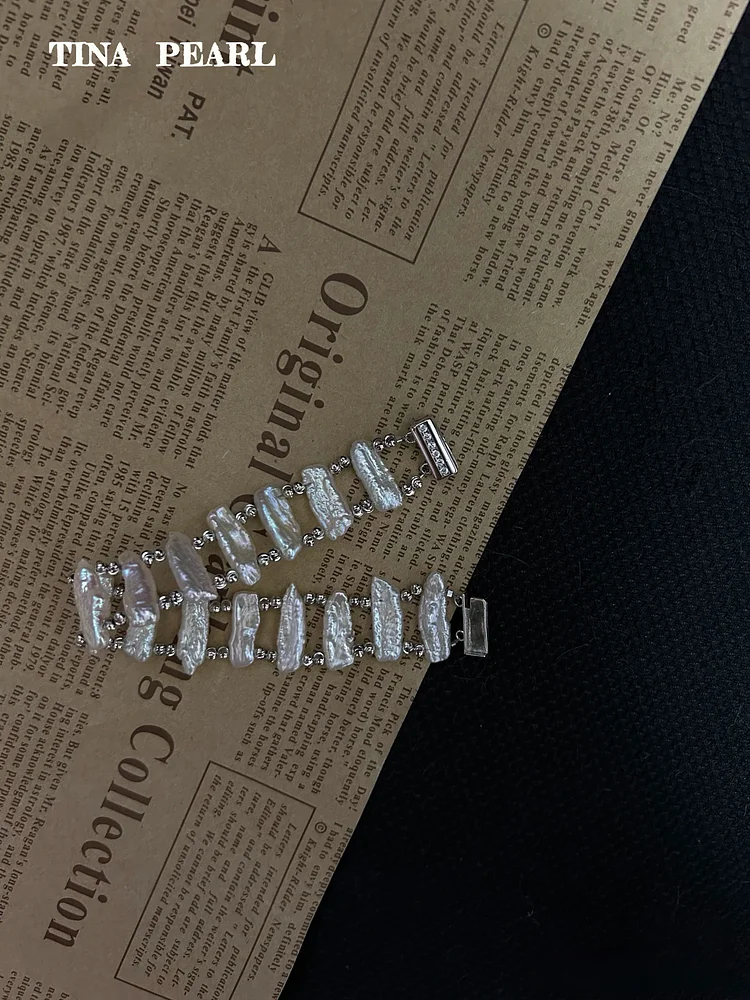 2025 TINA Jewelry Freshwater pearl pipa pearl Baroque order bracelet