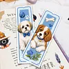 Pet Dog DIY 14CT 2 Strand Stamped Cross Stitch Bookmark Set 30x50cm