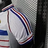 2025 Retro Player Version France White Football Shirt 1:1 Thai Quality