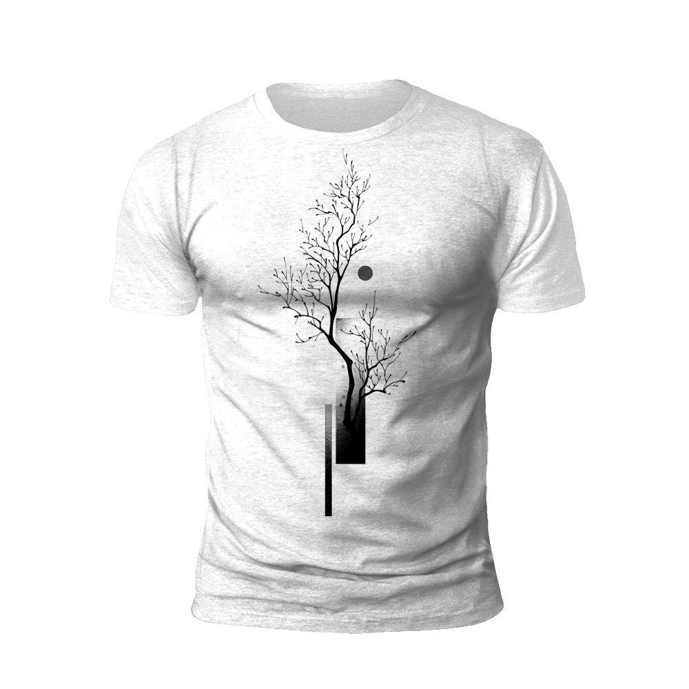 Minimalist Tree: Nature's Simplicity T-Shirt
