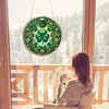 Diamond Painting Acrylic Four-Leaf Clover Window Hanging Pendant for Home Decor