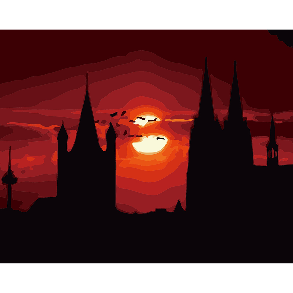 

40*50cm - Painting By Numbers - Fantasy Sunset, 501 Original