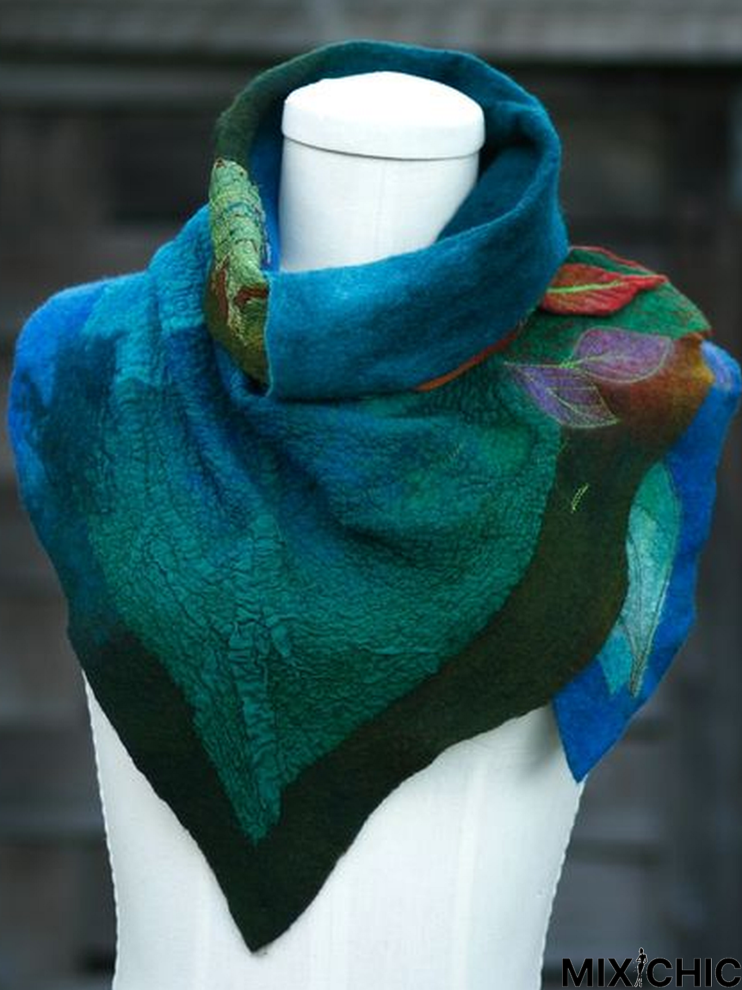 Color-Block Casual Scarf