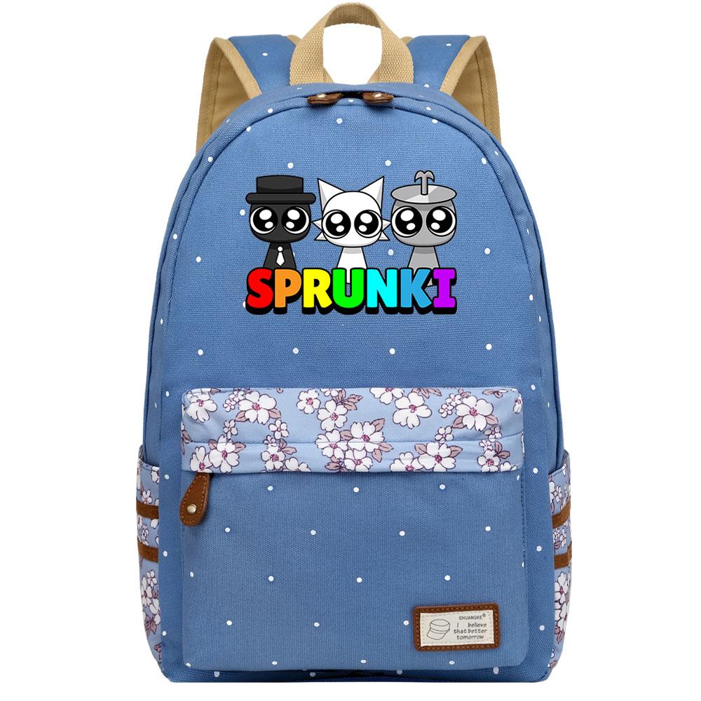 Mayoulove Sprunki Backpack Lightweight Design with Adjustable Straps for School and Travel-Mayoulove