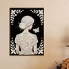 Diamond Painting-DIY Special Shaped Drill Pearl Painting Girl's Back(30x40cm)