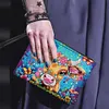 DIY Cow In Flowers-Diamond Painting Hand Bag