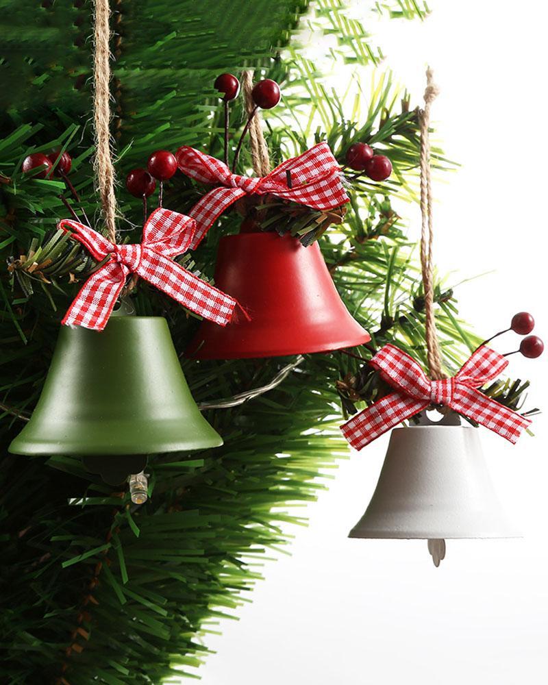 Christmas Big Bell Decoration Pendant Set of Three