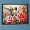 Fleur colibri-plein carr&eacute; diamant peinture-50 * 40cm
