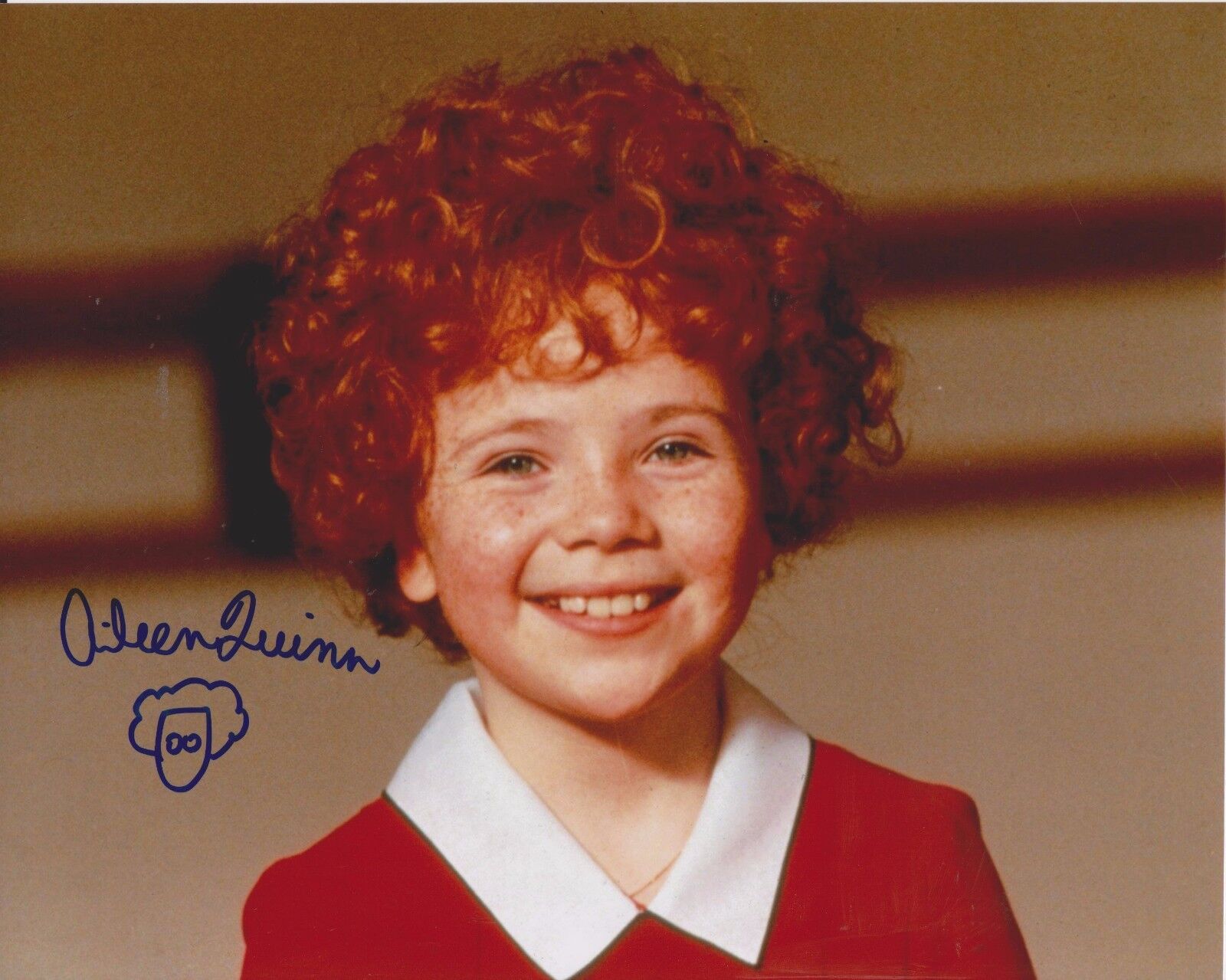 Aileen Quinn Annie Original Autographed 8X10 Photo Poster painting