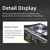 Solar/USB Car Dashboard Clock with Time/Date/Temperature Display Vehicle Electronic Clock for Car Truck Office Home and Outdoor Camping