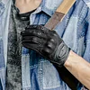 Retro Motorcycle Gloves Motorcycle Autumn and Winter Men and Women Sheepskin anti-fall Windproof Knight MR MOTOR