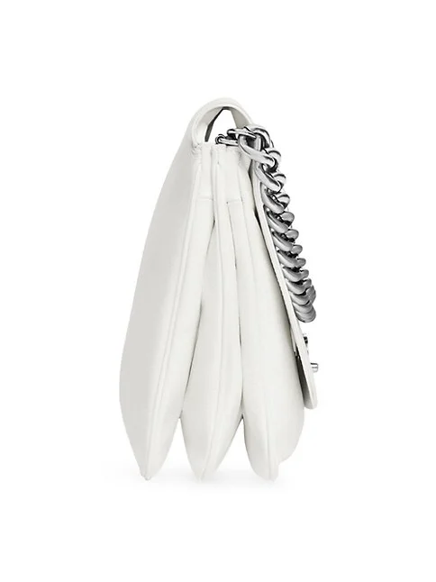 Balenciaga BB Soft Large Flap Bag white