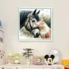 Horse And Cat-11CT Stamped Cross Stitch 40*40cm/15.75*15.75in tapestrymarket