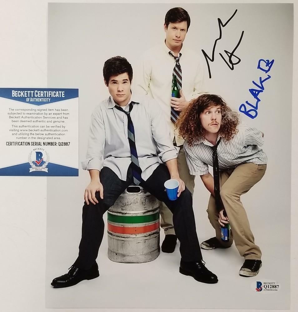 Blake Anderson & Anders Holm signed Workaholics 8x10 Photo Poster painting Q12887 ~ BAS COA