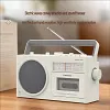 6519 Retro Audio System: Cassette Player, Tape Recorder, Recorder, Radio, Bluetooth Speaker