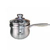 304 stainless steel extra thick one-piece steamer with steaming grid, uncoated non-stick cooking pot