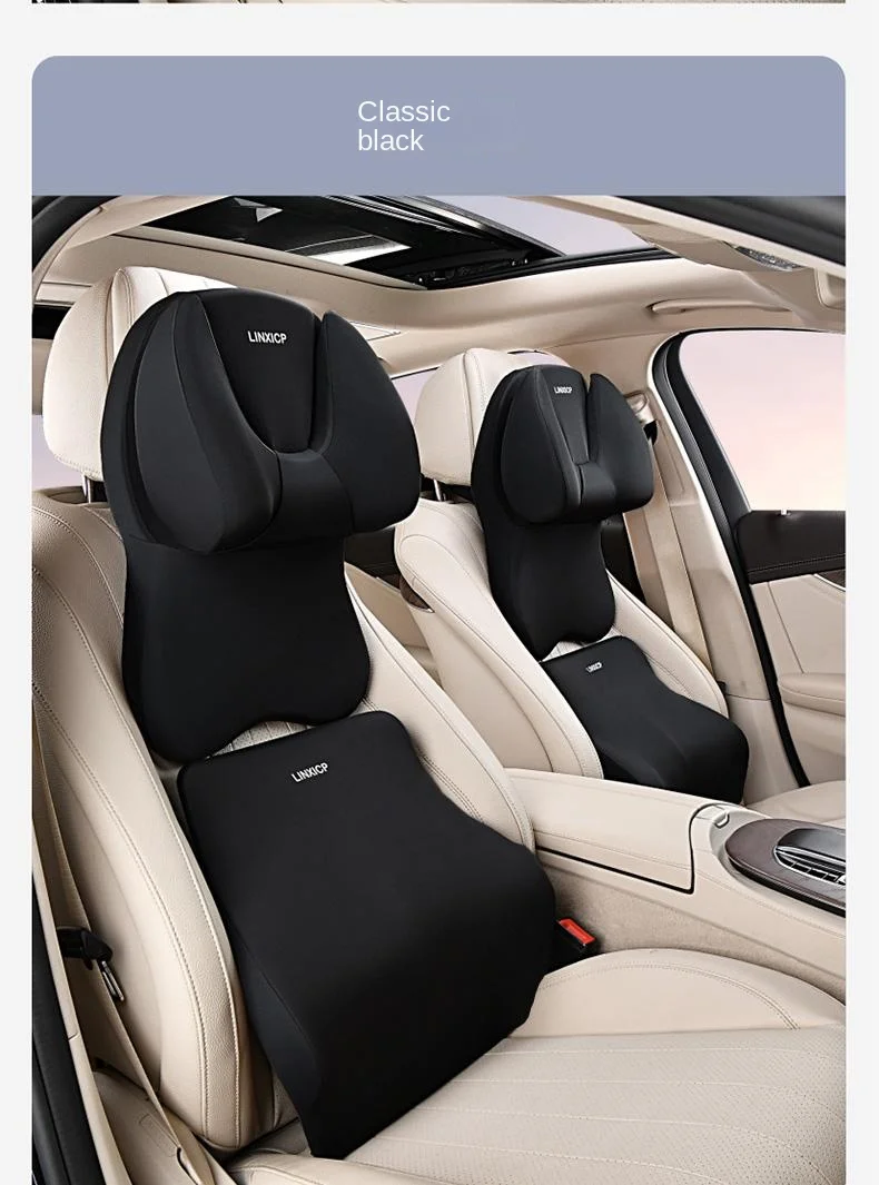 Car adjustable sleeping memory foam headrest