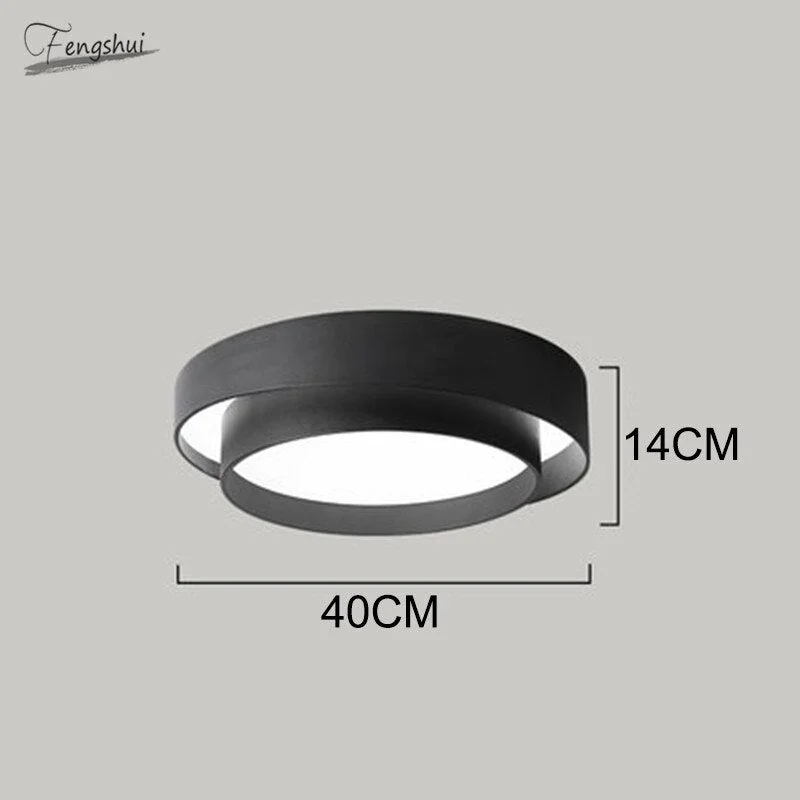 Nordic Circle Ceiling Lamp Lighting Living Room Dining Room Bedroom Decor Ceiling Lights Lustre Cafe Home Decor Light Fixtures