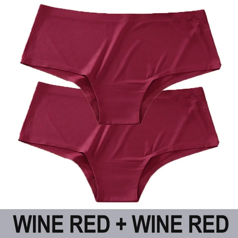 Women Seamless Panties Sexy Underwear Solid Color Female Underpants Low Waist Briefs Intimates Lingerie Pantys Set for Girl M-XL