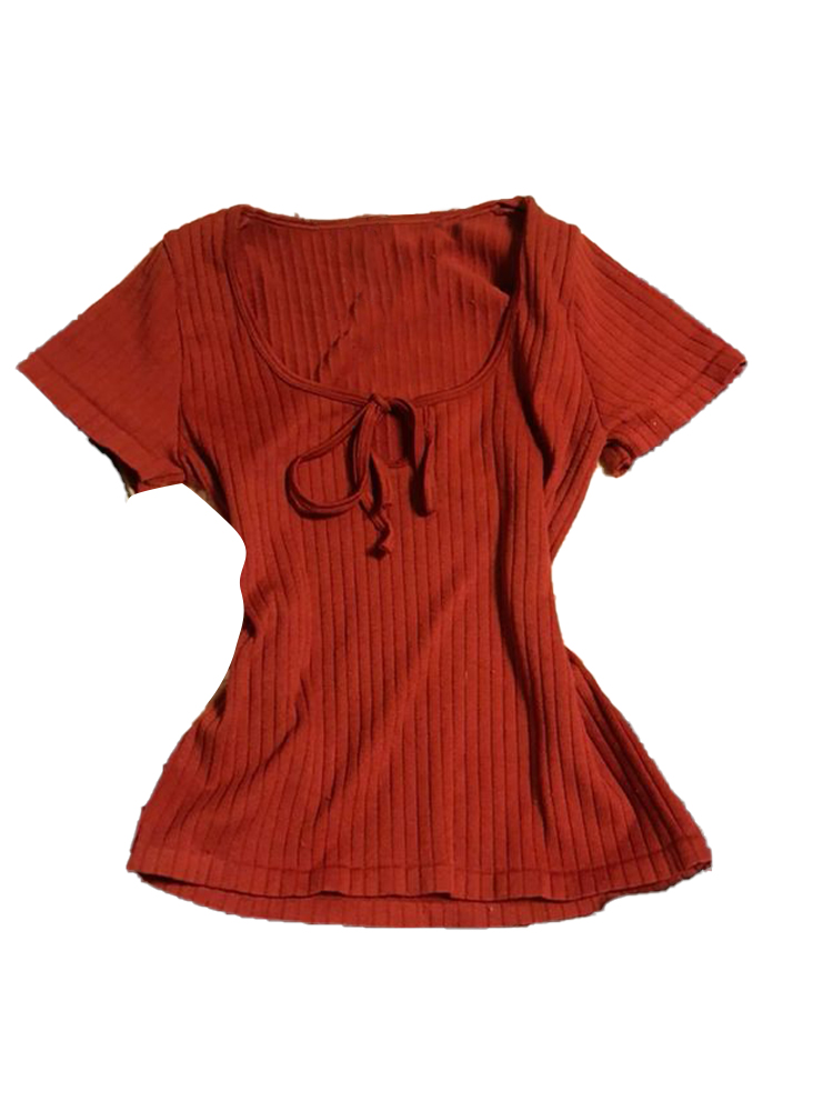 Aonga Harajuku Summer Aesthetic Y2K Female Halter tops Women Vintage Solid Casual Maiden Sleeveless Tide Singlet Cute Fashion Camisole aonga