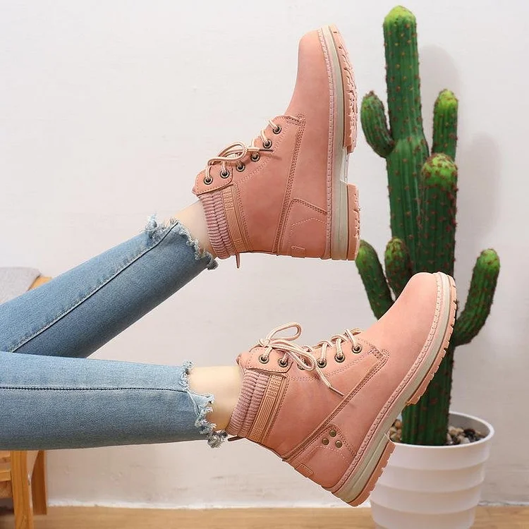 pink timberland boots with fur