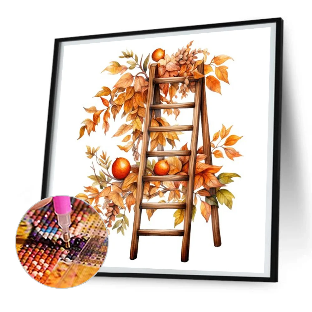 Diamond Painting - Full Round Drill - Harvest Ladder(Canvas|30*30cm)