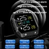 Motorcycle TPMS Tire Pressure Temperature Monitoring Alarm System with 2 Sensors