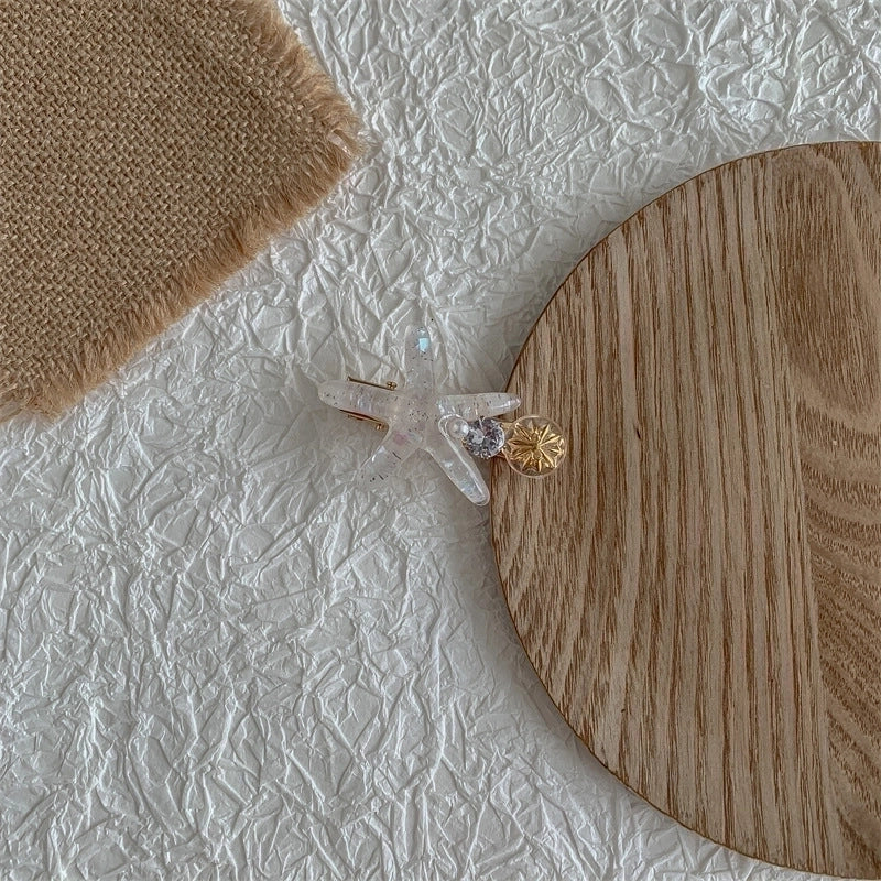 Beach Starfish Plastic Hair Clip