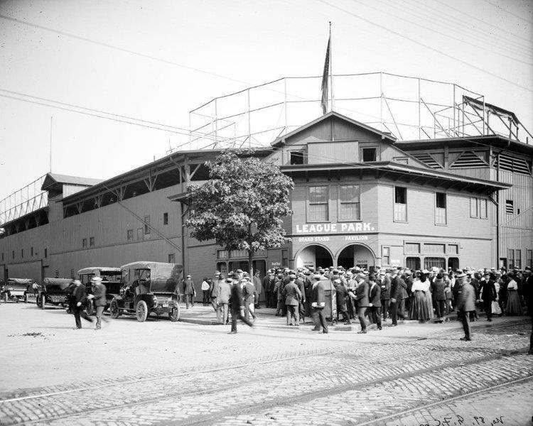 CLEVELAND INDIANS League Park Chief Wahoo 8 x 10 Photo Poster painting Poster Print