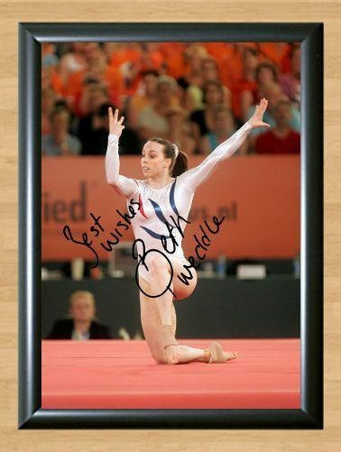 Beth Tweddle 2012 Olympics London Gymnastics Signed Autographed Photo Poster painting Poster Print Memorabilia A3 Size 11.7x16.5