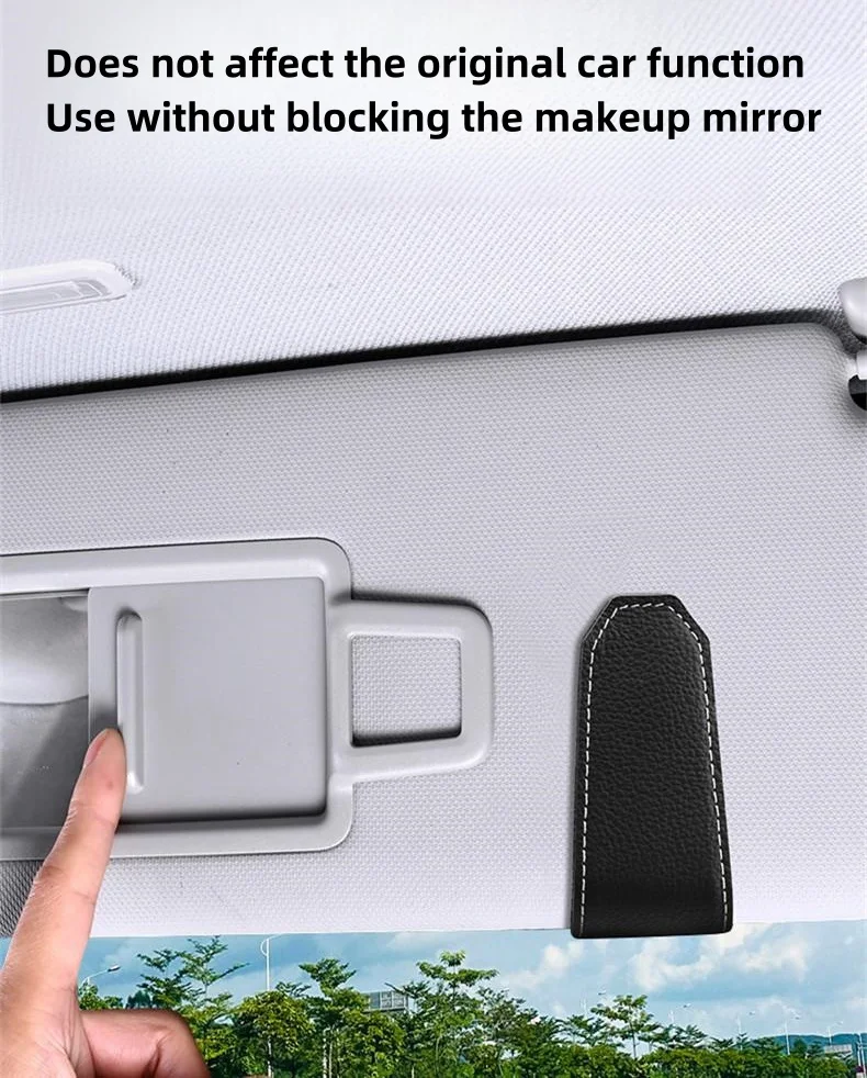 Car Multifunctional Sun Visor Glasses Clip