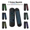 M5 Air Mouse Keyboard Remote Rechargeble 2.4G+BT5.2 7 Color Backlit for Smart TV
