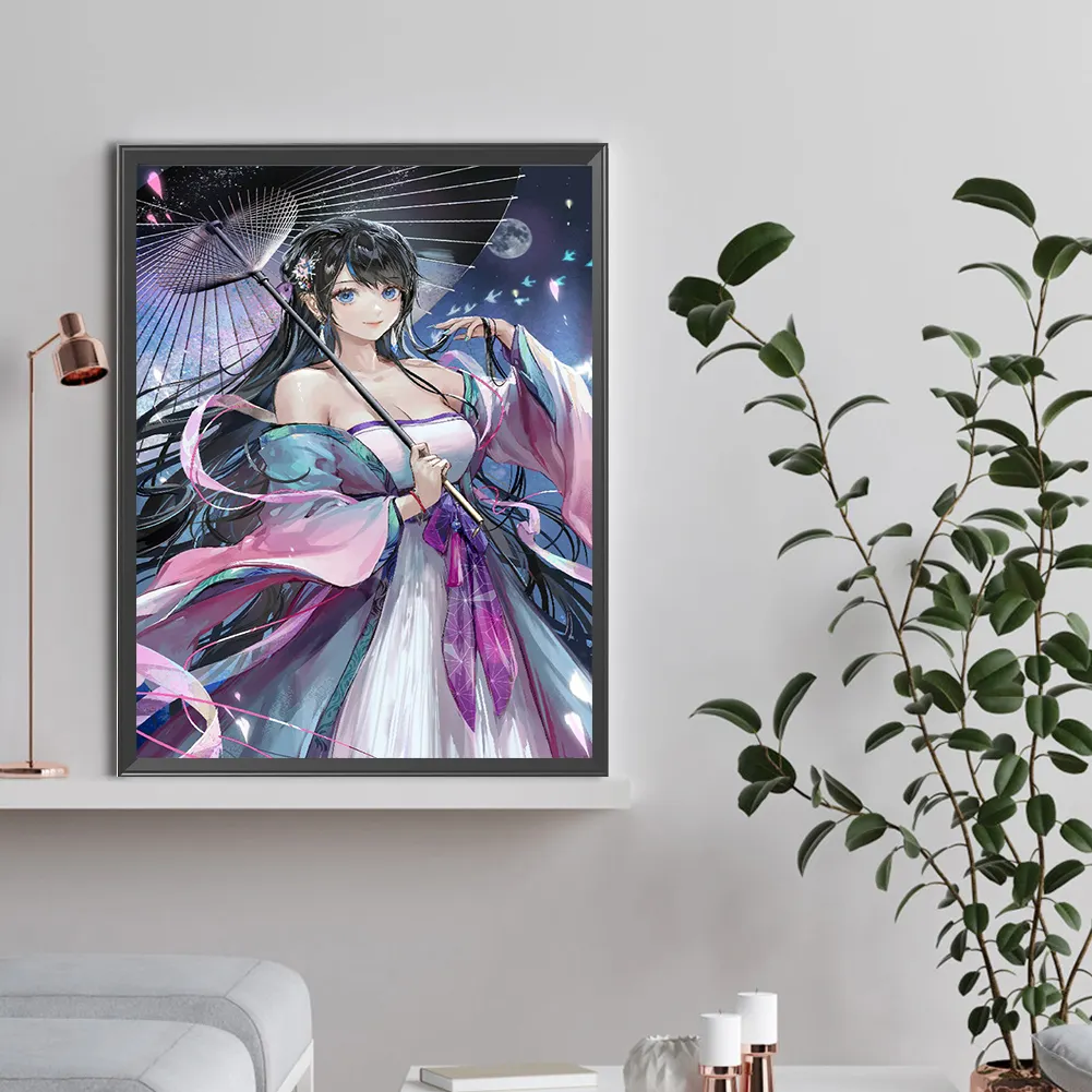 Full Round Diamond Painting 30*40cm - Girl