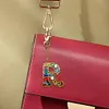 1Pcs 24 Alphabet R-DIY Diamond Painting KeyChain