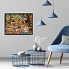 (Big Size)Deer In The Forest - 11CT Stamped Cross Stitch - 60*45cm - Animal