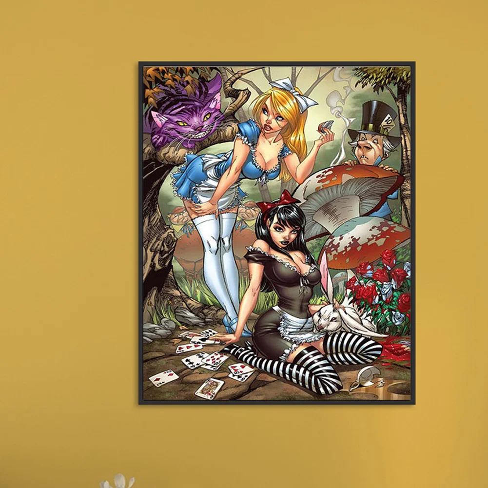 Diamond Painting - Full Round Drill - Alice Adventure(Canvas|40*50cm)