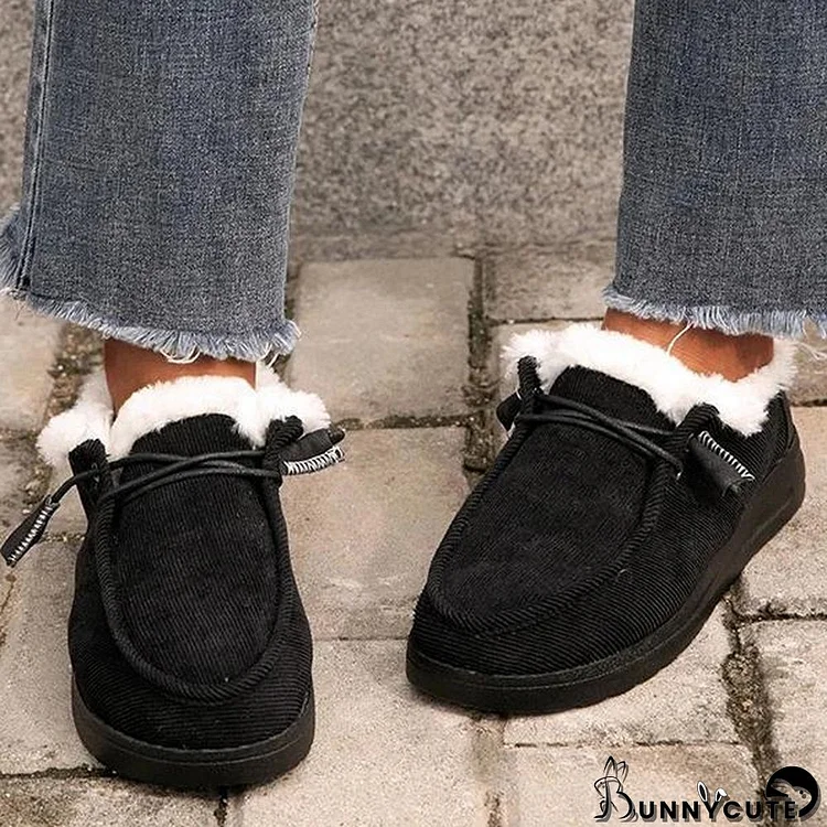Women's Flat Warm Cotton Shoes