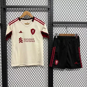 2025/2026 Kids Size Liverpool Away Soccer Jersey 1:1 Thai Quality