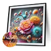 Diamond Painting-DIY Full Round Drill Rose Dandelion (40*40CM)