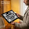 uk.everydayedeals DIY Pearl Painting With Frame - Handmade Self-Adhesive Pearls - Love(20*30cm)