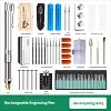 Electric engraving pen, glass and metal marking and engraving machine, jade seal, rechargeable mini carving pen, nut carving tool