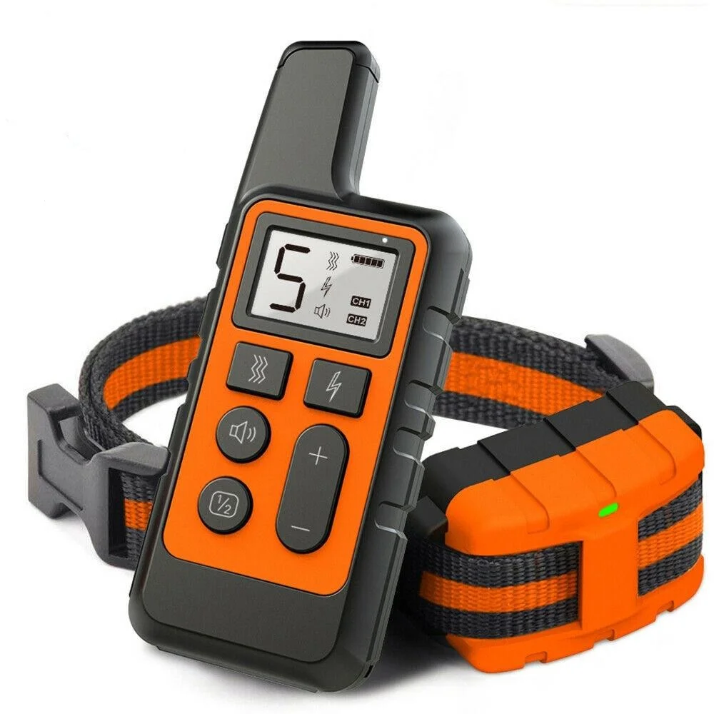 Waterproof Dog Training Collar Pet 500m Remote Control Rechargeable