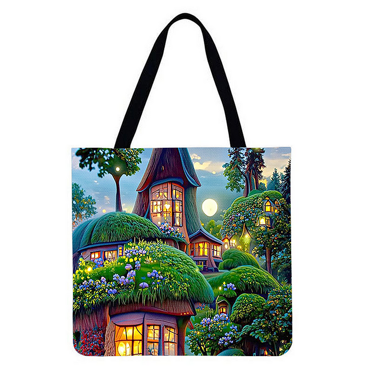 Dream Forest - Linen Tote Bag