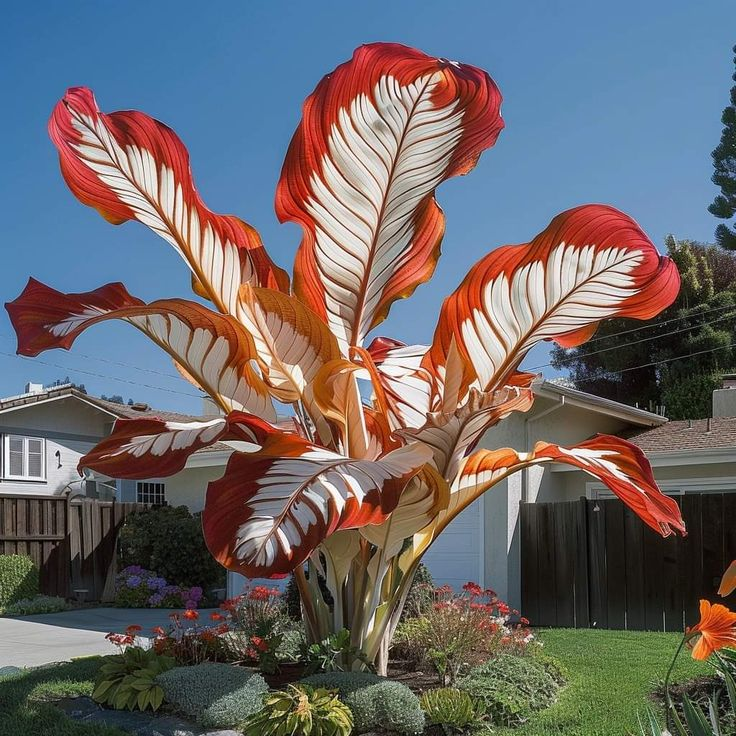 Amber Blaze-Giant Alocasia Bulbs🍃Transform Your Space with Tropical Majesty