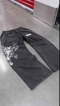 Casual Street Retro Printed Trousers