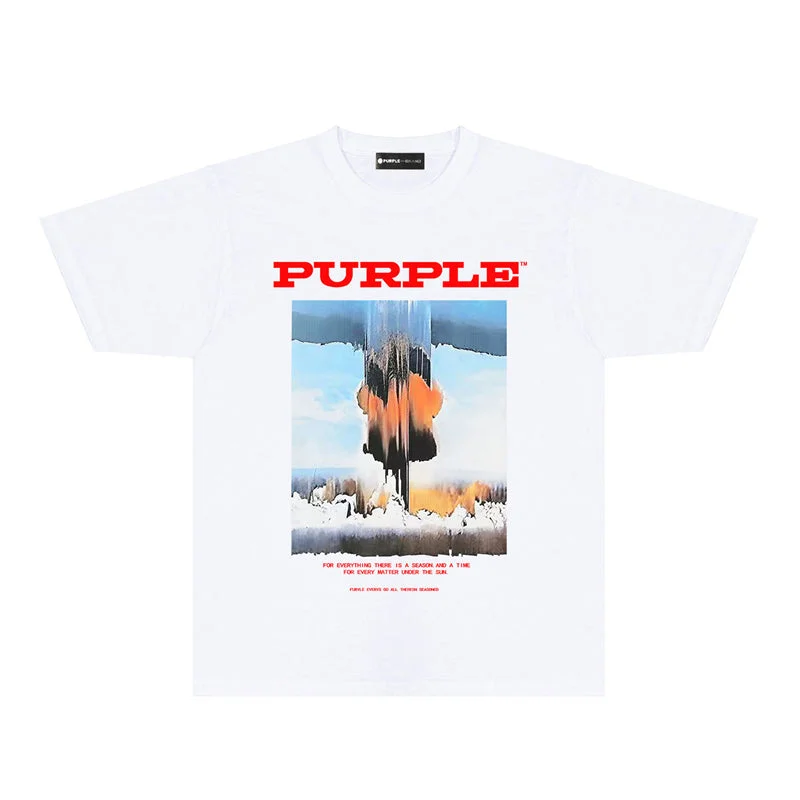 Purple fashion T-shirt