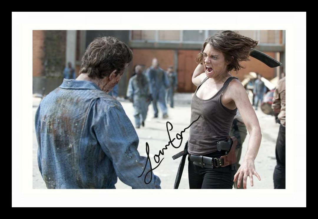 Lauren Cohan - The Walking Dead Autograph Signed & Framed Photo Poster painting 5