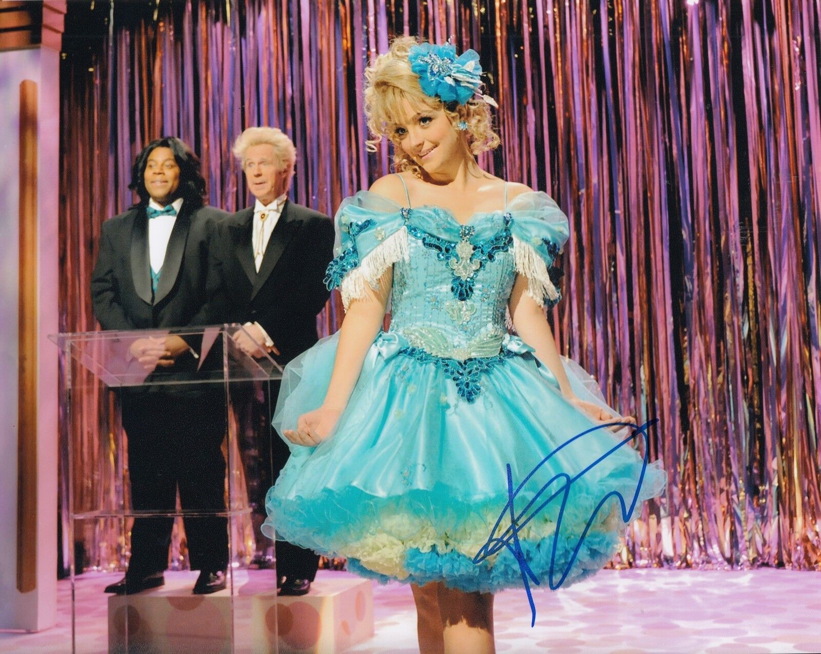 ABBY ELLIOTT signed (SATURDAY NIGHT LIVE) SNL Actress 8X10 Photo Poster painting W/COA #1