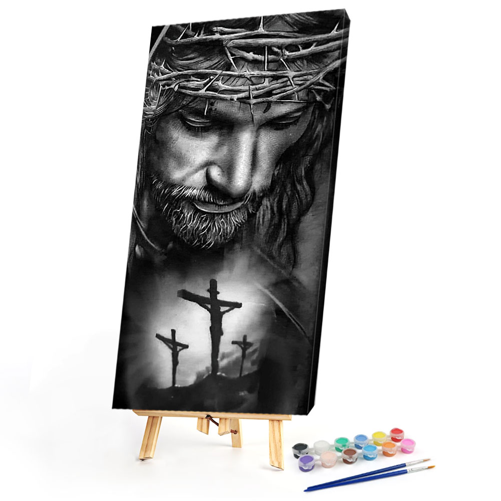 Paint by Numbers-Jesus-40*80cm